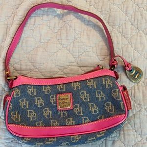 Dooney & Bourke Denim Signature Monogram Bag